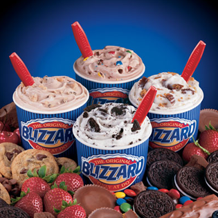 Blizzard Flavor Treats