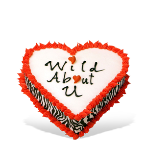 9 Inch DQ Heart Cake