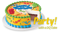 DQ Frozen Birthday Cake