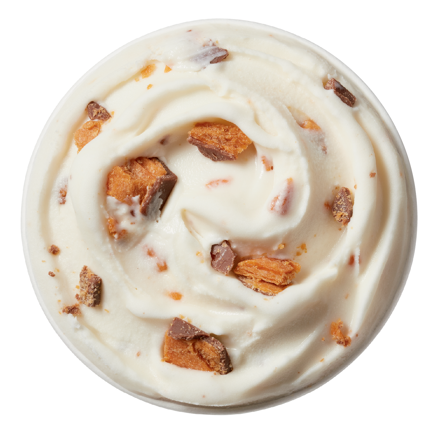 Butterfinger Blizzard with crunchy candy pieces