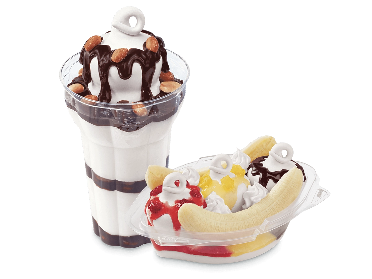 Two frozen treats